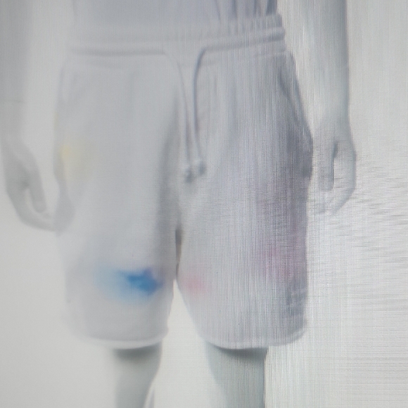 Kith White Athletic Shorts with Drawstring Waistband - Picture 1 of 5